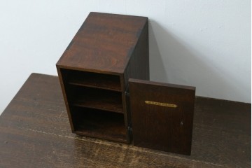 和製アンティーク　希少!!　武井武雄　刊本作品専用保存箱とペン立て・トレーの3点セット　(R-064546)