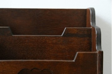 和製アンティーク　希少!!　武井武雄　刊本作品専用保存箱とペン立て・トレーの3点セット　(R-064546)