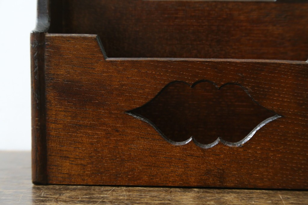 和製アンティーク　希少!!　武井武雄　刊本作品専用保存箱とペン立て・トレーの3点セット　(R-064546)