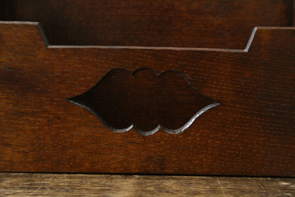 和製アンティーク　希少!!　武井武雄　刊本作品専用保存箱とペン立て・トレーの3点セット　(R-064546)