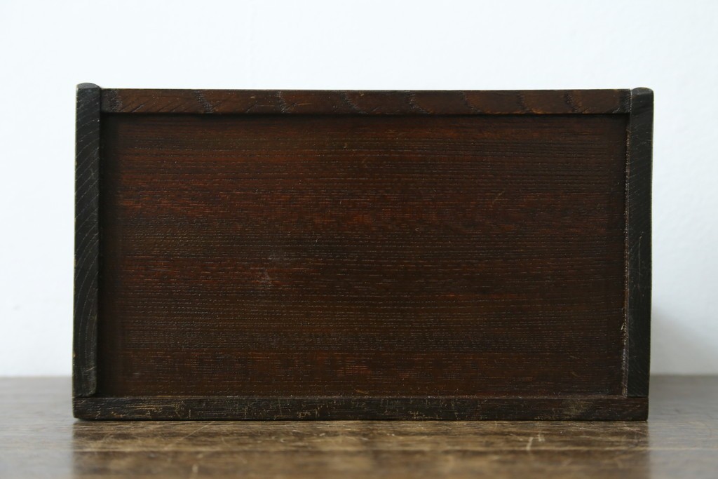 和製アンティーク　希少!!　武井武雄　刊本作品専用保存箱とペン立て・トレーの3点セット　(R-064546)