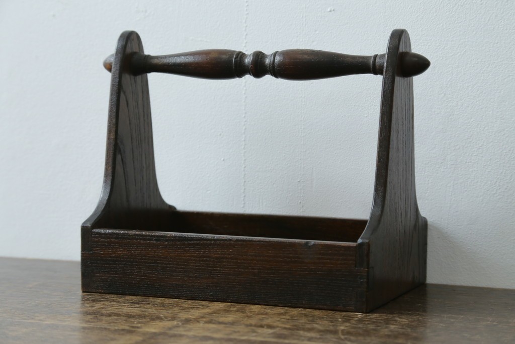 和製アンティーク　希少!!　武井武雄　刊本作品専用保存箱とペン立て・トレーの3点セット　(R-064546)