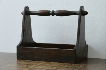 和製アンティーク　希少!!　武井武雄　刊本作品専用保存箱とペン立て・トレーの3点セット　(R-064546)