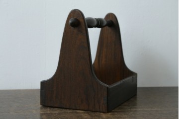 和製アンティーク　希少!!　武井武雄　刊本作品専用保存箱とペン立て・トレーの3点セット　(R-064546)