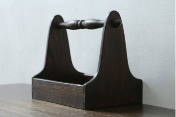 和製アンティーク　希少!!　武井武雄　刊本作品専用保存箱とペン立て・トレーの3点セット　(R-064546)