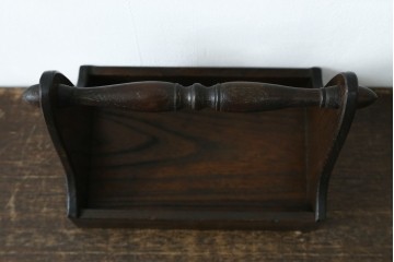 和製アンティーク　希少!!　武井武雄　刊本作品専用保存箱とペン立て・トレーの3点セット　(R-064546)