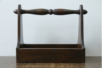 和製アンティーク　希少!!　武井武雄　刊本作品専用保存箱とペン立て・トレーの3点セット　(R-064546)