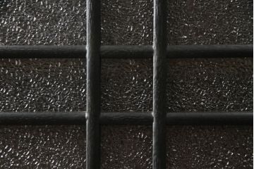 和製アンティーク　大正ロマン　栗材　細やかな意匠が魅力的!古い洋館で使われていた大振りの本箱(ブックケース、収納棚、戸棚、サイドキャビネット)(R-064551)
