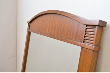 中古　DREXEL HERITAGE(ドレクセルヘリテイジ)　アーチ型の曲線デザインがお洒落なミラー(ウォールミラー、壁掛け鏡、姿見)(R-064559)