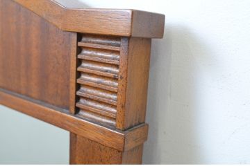 中古　DREXEL HERITAGE(ドレクセルヘリテイジ)　アーチ型の曲線デザインがお洒落なミラー(ウォールミラー、壁掛け鏡、姿見)(R-064559)