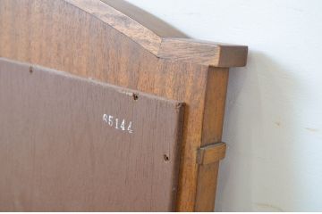 中古　DREXEL HERITAGE(ドレクセルヘリテイジ)　アーチ型の曲線デザインがお洒落なミラー(ウォールミラー、壁掛け鏡、姿見)(R-064559)