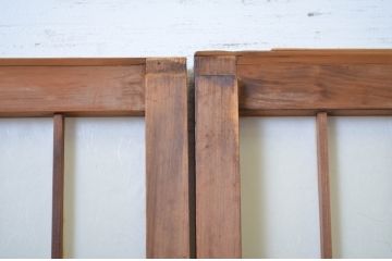 アンティーク建具　和の情緒を演出する障子戸4枚セット(引き戸)(R-064568)