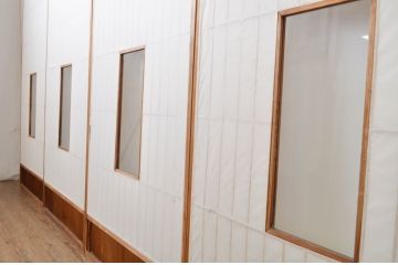 アンティーク建具　和の情緒を演出する障子戸4枚セット(引き戸)(R-064568)