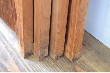 アンティーク建具　和の情緒を演出する障子戸4枚セット(引き戸)(R-064568)