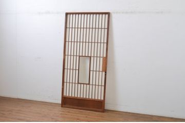 アンティーク建具　和の情緒を演出する障子戸1枚(引き戸)(R-064569)