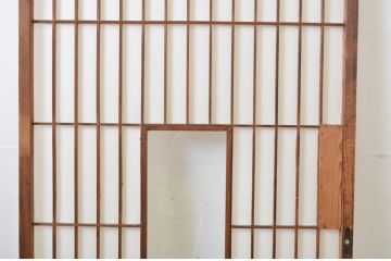 アンティーク建具　和の情緒を演出する障子戸1枚(引き戸)(R-064569)
