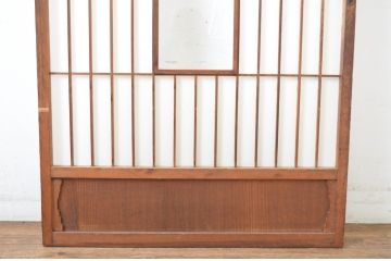 アンティーク建具　和の情緒を演出する障子戸1枚(引き戸)(R-064569)