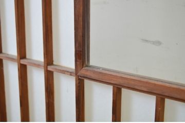 アンティーク建具　和の情緒を演出する障子戸1枚(引き戸)(R-064569)