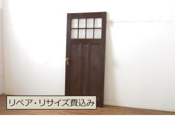 アンティーク建具　上手物!　古い洋館のしっかりとした造りが魅力のペイントドア1枚(扉、木製ドア)(R-064577)