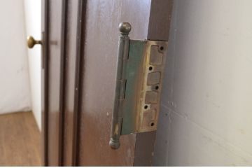 アンティーク建具　上手物!　古い洋館のしっかりとした造りが魅力のペイントドア1枚(扉、木製ドア)(R-064577)
