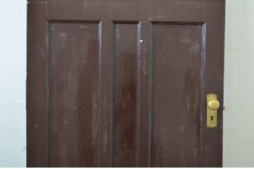 アンティーク建具　上手物!　古い洋館のしっかりとした造りが魅力のペイントドア1枚(扉、木製ドア)(R-064578)