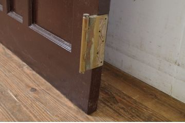 アンティーク建具　上手物!　古い洋館のしっかりとした造りが魅力のペイントドア1枚(扉、木製ドア)(R-064578)