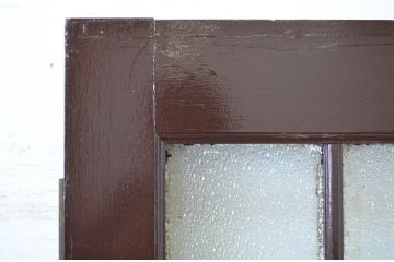アンティーク建具　上手物!　古い洋館のしっかりとした造りが魅力のペイントドア1枚(扉、木製ドア)(R-064579)