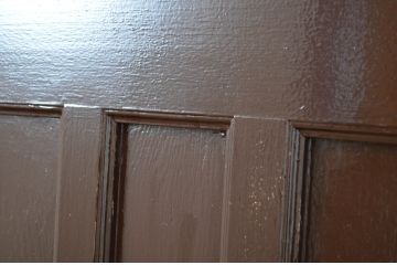 アンティーク建具　上手物!　古い洋館のしっかりとした造りが魅力のペイントドア1枚(扉、木製ドア)(R-064579)