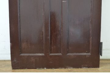 アンティーク建具　上手物!　古い洋館のしっかりとした造りが魅力のペイントドア1枚(扉、木製ドア)(R-064579)