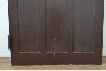 アンティーク建具　上手物!　古い洋館のしっかりとした造りが魅力のペイントドア1枚(扉、木製ドア)(R-064580)