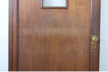 アンティーク建具　レトロな佇まいが魅力的な古い洋館のドア1枚(扉、木製ドア)(R-064581)