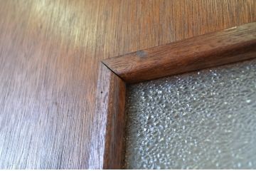 アンティーク建具　レトロな佇まいが魅力的な古い洋館のドア1枚(扉、木製ドア)(R-064581)