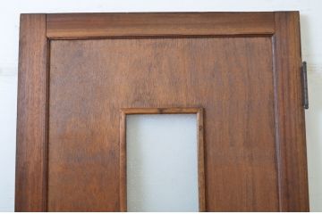 アンティーク建具　レトロな佇まいが魅力的な古い洋館のドア1枚(扉、木製ドア)(R-064581)