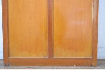 レトロ建具　昭和レトロな空間造りにおすすめのモールガラス入り引き戸1枚(ガラス戸)(R-064588)