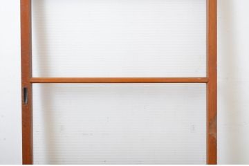 レトロ建具　昭和レトロな雰囲気づくりにおすすめのモールガラス入り引き戸1枚(ガラス戸)(R-064590)