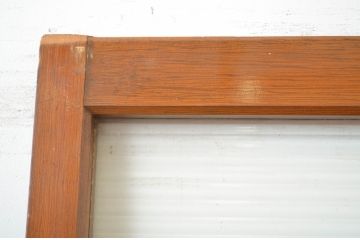レトロ建具　昭和レトロな雰囲気づくりにおすすめのモールガラス入り引き戸1枚(ガラス戸)(R-064590)
