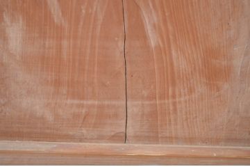 アンティーク建具　趣ある木味が魅力の帯戸2枚セット(板戸、引き戸)(R-064604)