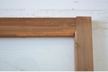 アンティーク建具　昔懐かしい佇まいが魅力のガラス戸2枚セット(引き戸)(R-064607)