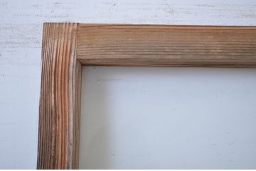 アンティーク建具　レトロな空間づくりにおすすめの横桟ガラス戸1枚(引き戸)(R-064608)