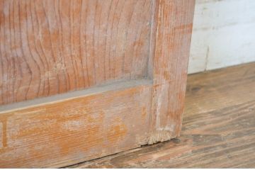 アンティーク建具　昭和初期　大正ロマンの雰囲気漂う幅狭ガラス戸1枚(引き戸)(R-064627)