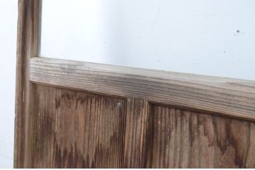 アンティーク建具　大正ロマン　懐かしい雰囲気が漂うガラス戸2枚セット(引き戸)(R-064637)