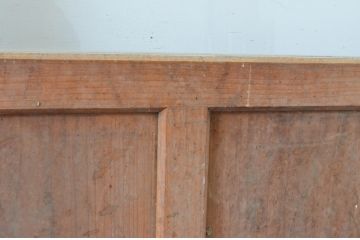 アンティーク建具　大正ロマン　懐かしい雰囲気が漂うガラス戸2枚セット(引き戸)(R-064637)