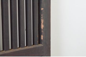 アンティーク建具　落ち着いた和の空間を演出する格子帯戸3枚セット(格子戸、引き戸)(R-064643)