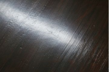 和製アンティーク　楢(ナラ)材　組立式　重厚感ある佇まいが目を引く両袖机(ニーホールデスク、ワークデスク、オフィスデスク、在宅用、在宅ワーク)(R-064726)
