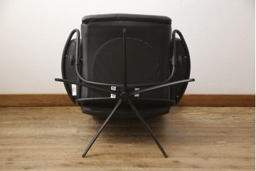 中古　美品　EKORNES(エコーネス)　トーキョー　ヘッドレスト付ローバック　Mサイズ　オットマン付き!!スタイリッシュなデザインが魅力のストレスレスチェア(スターベース、1人掛けソファ、1Pソファ、アームチェア、リクライニングチェア、フットスツール、北欧、本革、レザーチェア)(定価約35万2千円)(R-064728)