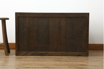 中古　美品　松本民芸家具風　和洋どちらのインテリアにも取り入れやすいローボード(テレビ台、テレビボード、収納棚、戸棚)(R-064735)