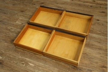 中古　松本民芸家具　落ち着きのある洗練された佇まいが魅力のG-1型面取食器棚　定価約57万円　(R-064744)