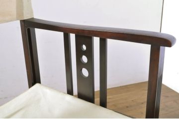 和製アンティーク　山葉(ヤマハ・日本楽器)　和モダンテイストにぴったり!上質なフォールディングチェア2脚セット(文化椅子、折りたたみ式チェア、折り畳み、イス)(R-064748)