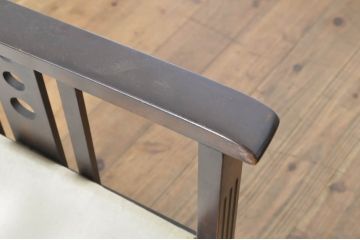 和製アンティーク　山葉(ヤマハ・日本楽器)　和モダンテイストにぴったり!上質なフォールディングチェア2脚セット(文化椅子、折りたたみ式チェア、折り畳み、イス)(R-064748)