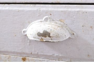 和製アンティーク　昭和初期　古い時代の特注四面ガラス!　重厚感のある佇まいが魅力的なケビントガラスケース(ショーケース、デンタルケース、デンタルキャビネット、収納棚、陳列棚、飾り棚、戸棚、店舗什器)(R-064831)